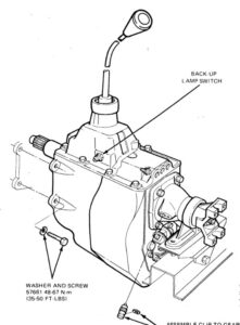 Ford factory shop manual Section 16-25 index page for the New Process 435 Four-Speed Transmission, listing subjects including description, diagnosis and testing, disassembly and assembly sub-assemblies, removal and installation, and specifications with corresponding page numbers.